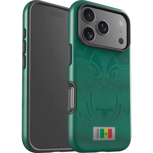 Senegal Soccer Flag iPhone 17 Pro Max Impact Case